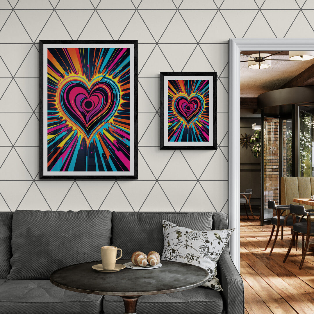 In a captivating and emotive scene, the picture features an inflamed passion heart, vividly illustrating intense emotion and fiery passion. The artwork focuses on the heart as the central element, rendered with dynamic and dramatic visual effects.
