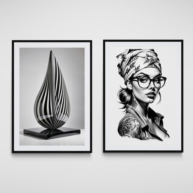 Black and White Wall Art Poster