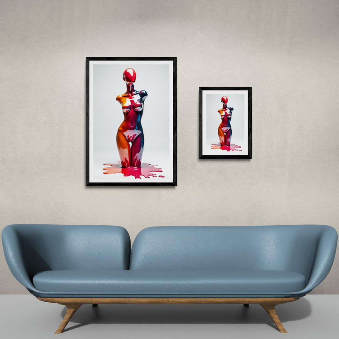 Elegant and colorful artistic design, available as art prints and wall art for contemporary home decor enthusiasts