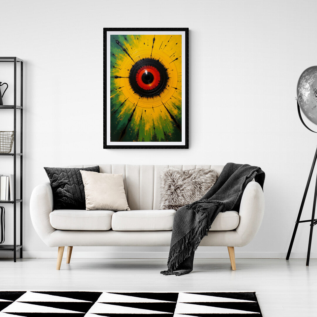 Eye of the Spectrum premium art print for stylish home decor and wall art